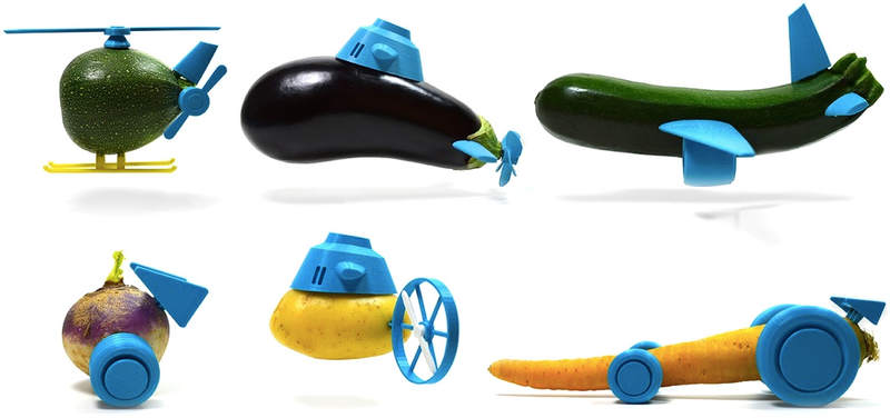 Illustration for article titled 3D-Printed Toy Parts Will Finally Make Kids Love Fruits and Vegetables